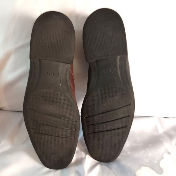 Clarks Unbrylan Lane Brown Leather Shoes Men’s 13 Unstructured Comfort Casual - Picture 3 of 10
